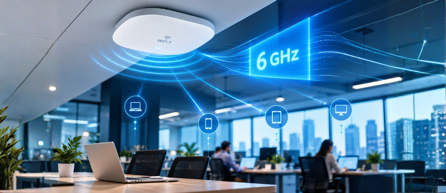 Wi-Fi 7 Access Points India: Office Wireless Upgrade with 6 GHz Connectivity and Network Infrastructure Solutions | PACE Business Machines